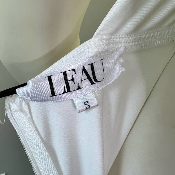 LEAU White Bodycon Dress Size Small - Picture 14 of 14